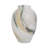 Modern Abstract Glass Swirled Bud Marbled Look Vase-516470662