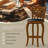 Swivel Upholstered Stool with Solid Wood Frame-1890804277-1890804275