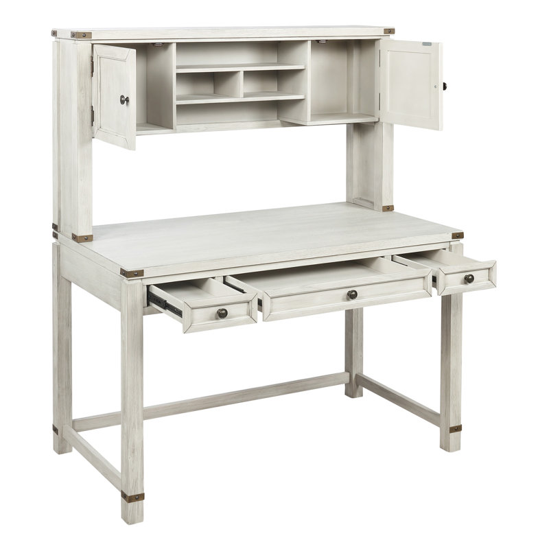 Bureau avec huche Hegg, Chêne champagne