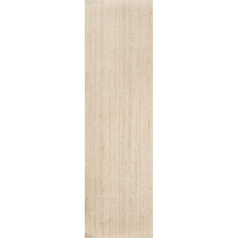 Tapis naturel en jute tressé Westshore, Tapis de couloir 2 pi 3 po x 8 pi