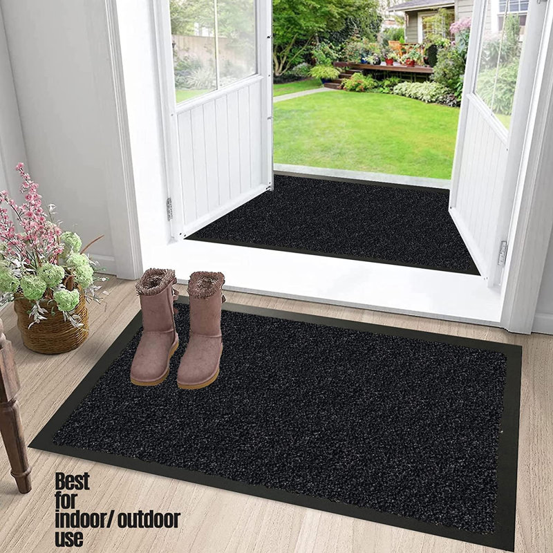 Jordayn Non-Slip Indoor Doormat, Anthracite, 60cm W x 160cm L