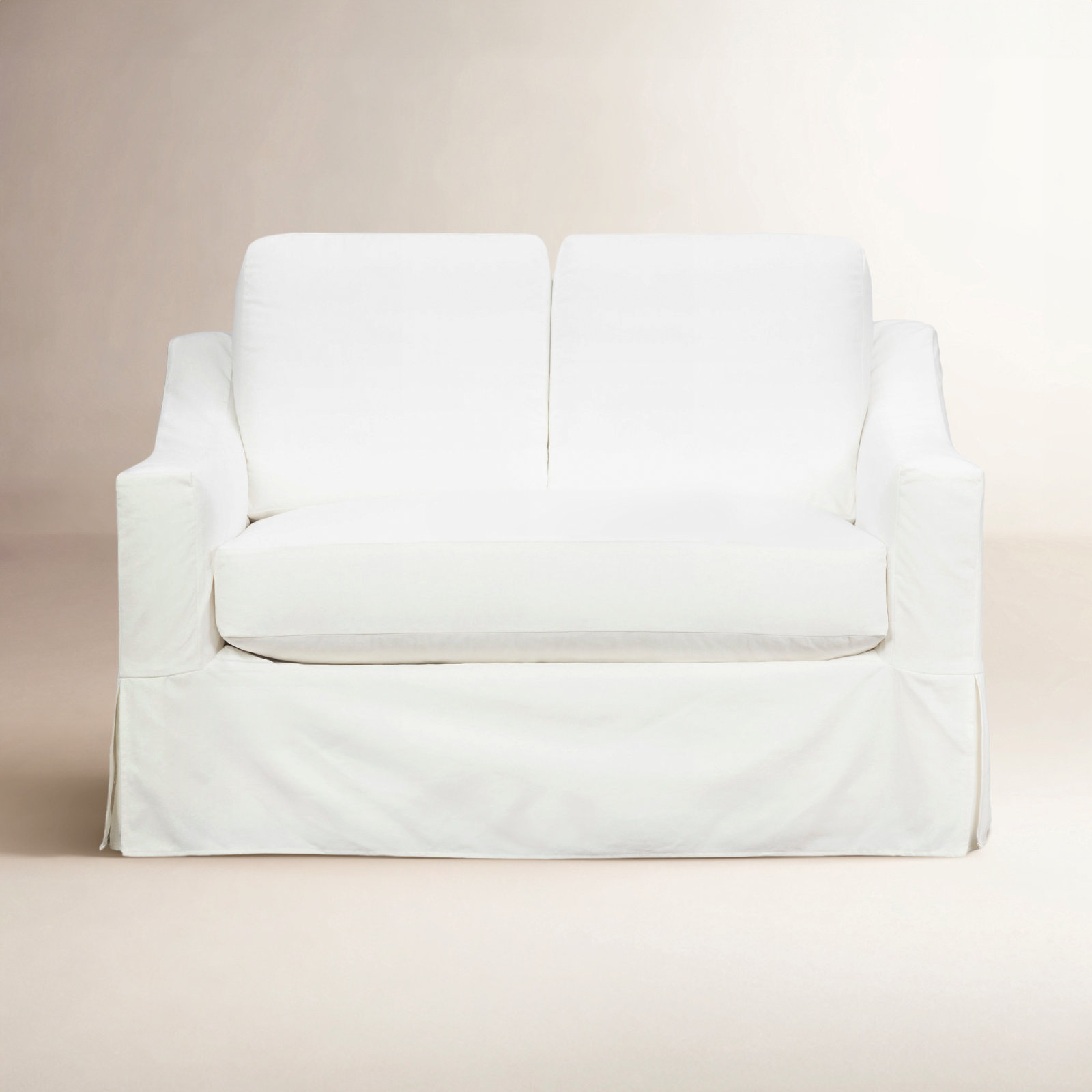 Cranbrook 55.5'' Upholstered Loveseat, Bayou Off White Canvas