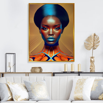 Exquiste «African Woman Design VII», reproduction sur toile