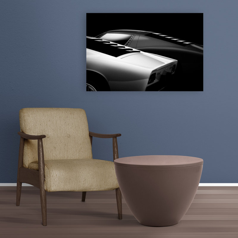 Sleek Classic Cars Classic Dramatic Elegant Wall Art Print 1 Piece Wrapped Canvas Wall Art, 60.96cm H x 91.44cm W