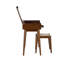 Coiffeuse 2 tiroirs avec tabouret Cristopher