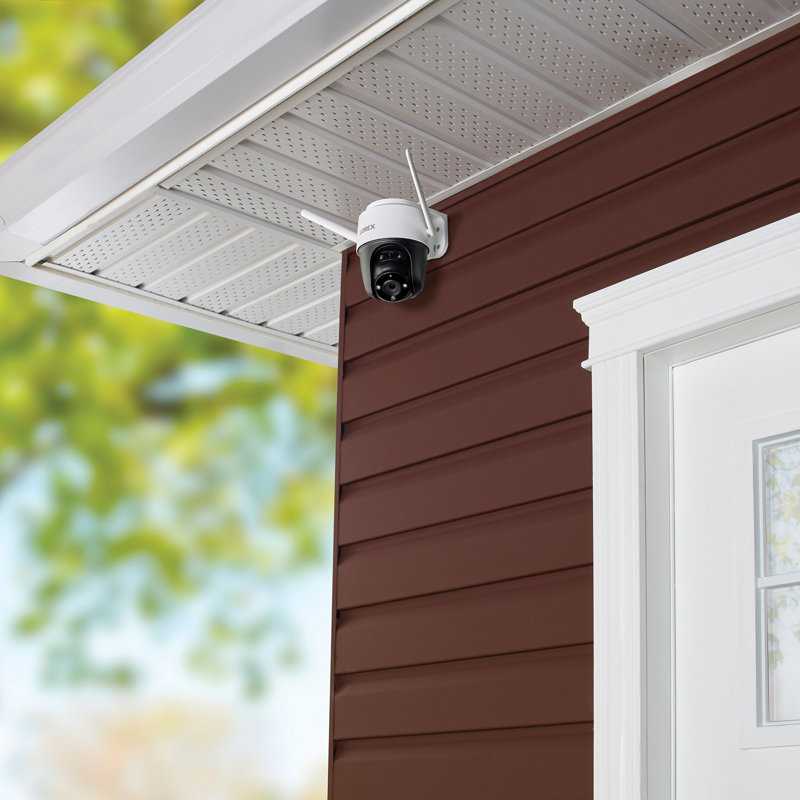 Lorex White 2K Pan-Tilt Outdoor Wi-Fi Security Camera