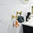 6 Piece Stainless Steel Bathroom Towel Rack Set Wall Mount-115954558