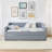 Full‑Size Daybed,Upholstered Convertible Daybed with Tufted Button Backrest, 3‑in‑1 Versatile Sofa Bed with Pull‑Out Trundle & Side Storage, Perfect for Compact Living-129865472