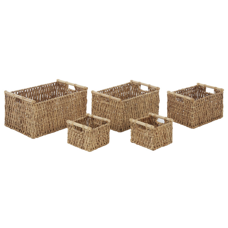 August Grove Wicker Decorative Basket