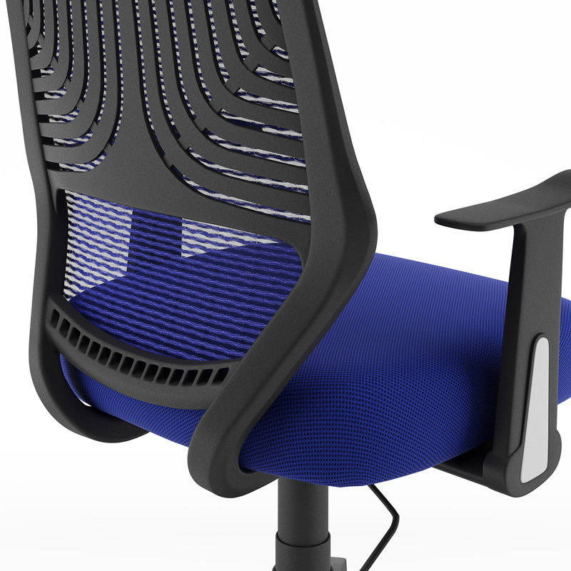 Chaise de travail en filet Myres, Bleu