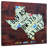 Aliaz Texas License Plate Map Large