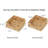  StorageWorks Wicker Napkin Holder, Wicker Baskets and Serving Tray for Kitchen, Rattan Napkin Holders for Tables