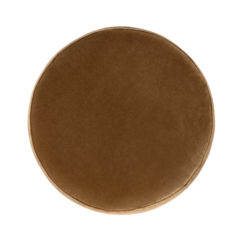 Eloise Backless Metal Stool, Counter Stool (27.25" Seat Height), Surrey Ochre