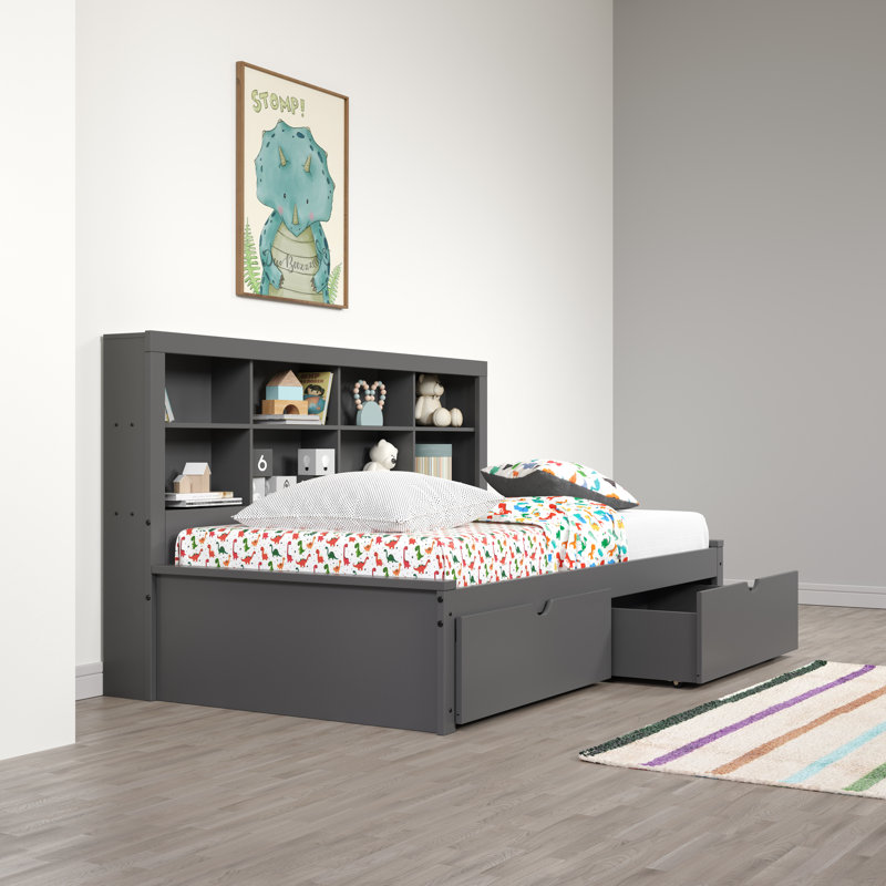 Ikramuddin Kids Twin Daybed with Drawers