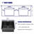 21x20 inch Stainless Steel Drop-in Kitchen Sink with Drain