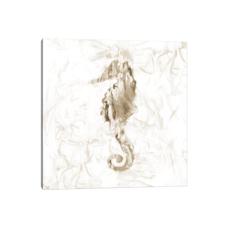 Soft Marble Seahorse by Nan - Wrapped Canvas Gallery-Wrapped Canvas Giclée, 66.04 cm H x 66.04 cm W x 1.91 cm D