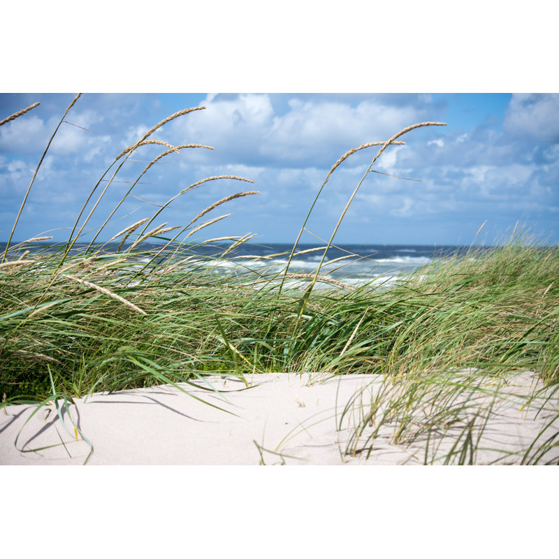 Dunes And Sea by Pixelnest - Wrapped Canvas Print, 30cm H x 46cm W