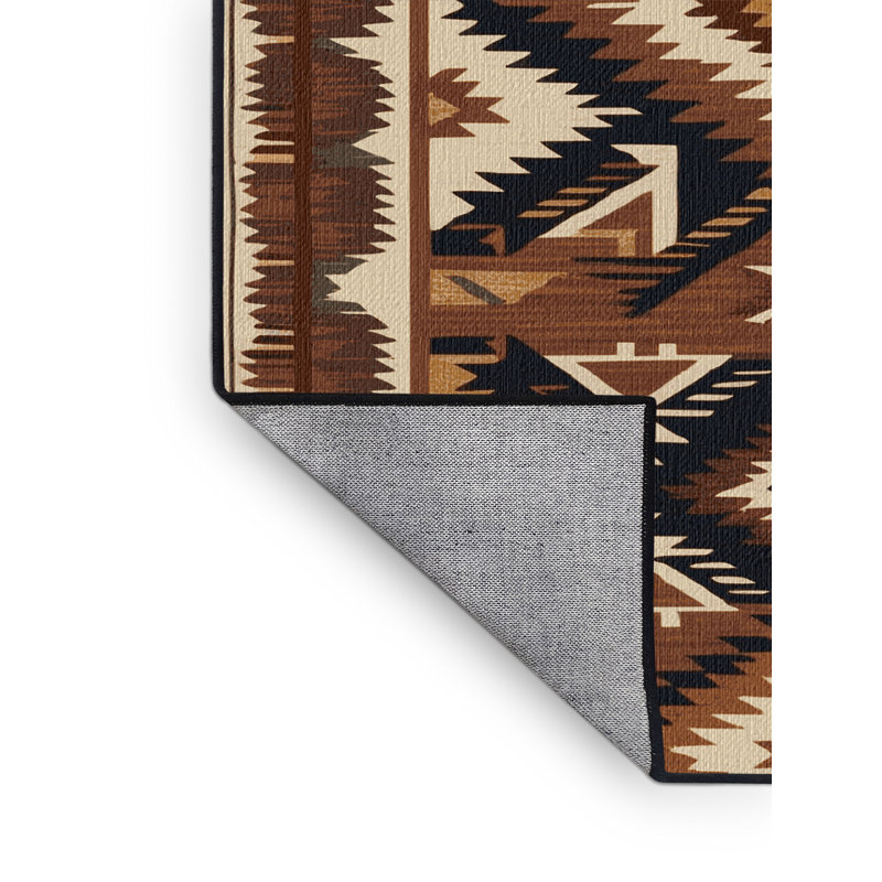  Tapis lavable Southwestern Aztec Southwestern, Rectangulaire 8 pi x 10 pi