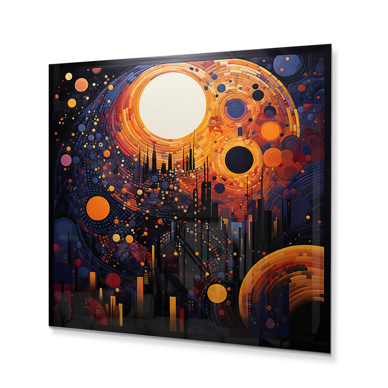 Harlem Renaissance Harlem At Night I - Harlem Renaissance Print on Metal, 29" H x 29" W x 1" D