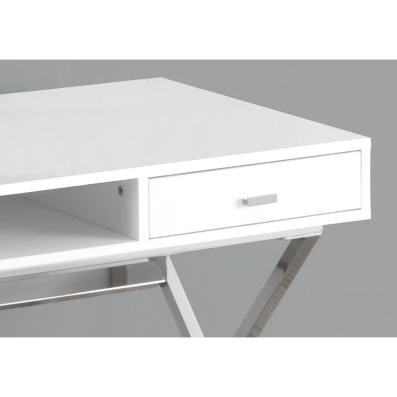 Bureau d'ordinateur, Blanc