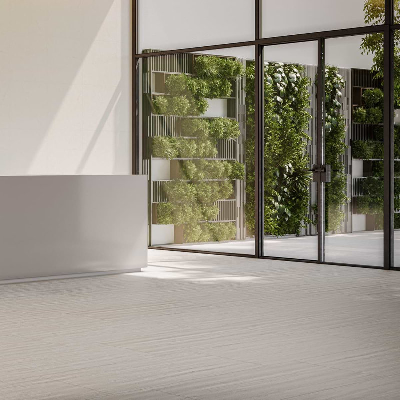 Nashville White 24X48 Matte Porcelain Tile, Taupe Matte