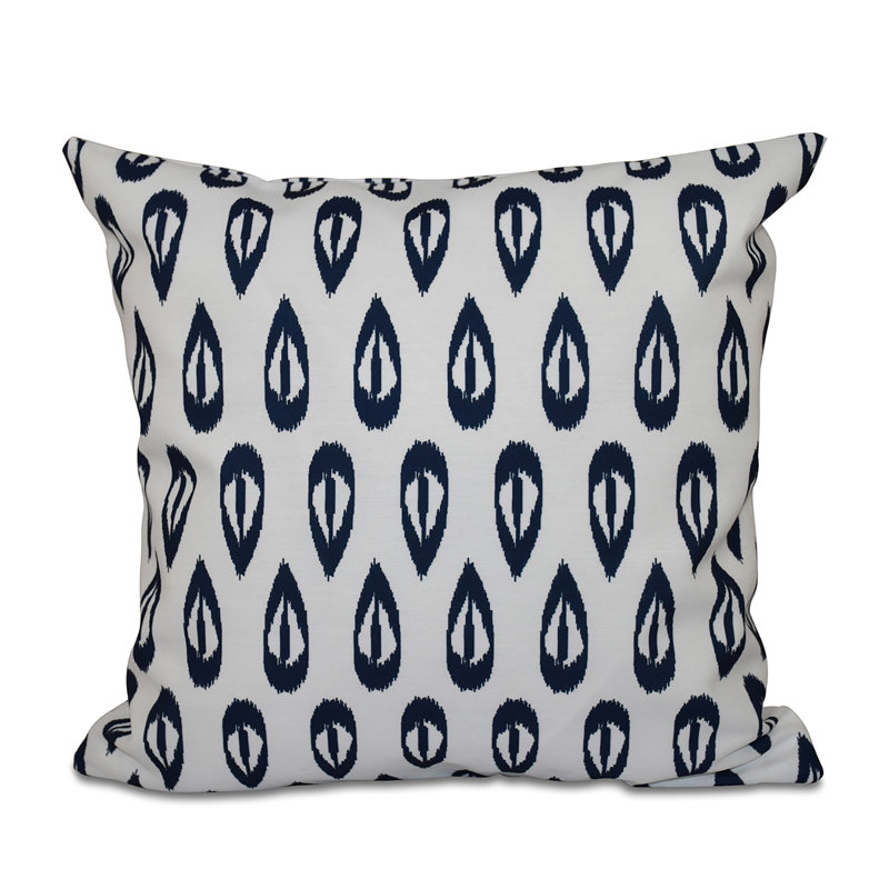  Housse de coussin d'extérieur carré et insert, Bleu marine