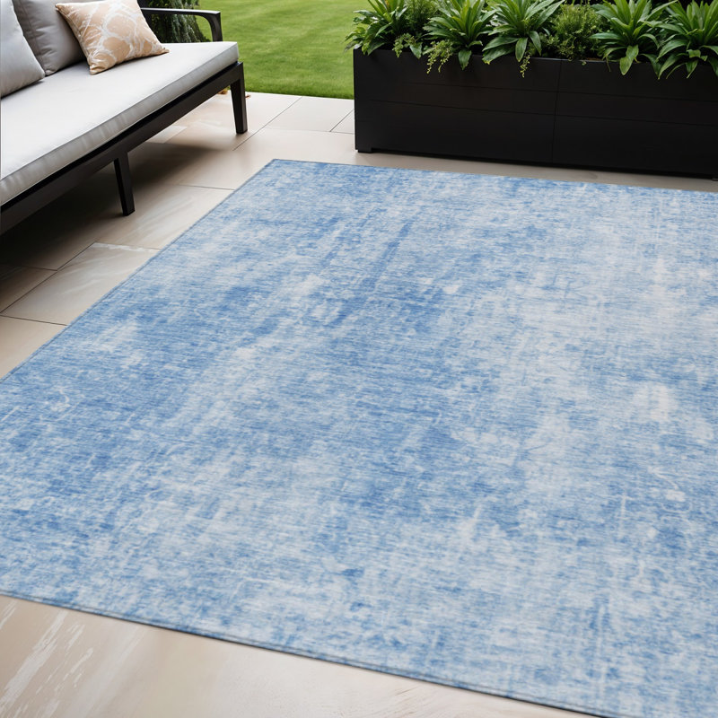 Tapis intérieur lavable abstrait ivoire 5 pi