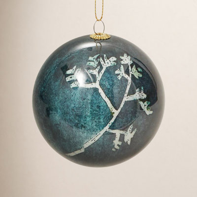 3.75'' Plants & Flowers Shatterproof Ball Ornament