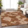 Premium Machine Washable Prisco Terracotta Rug