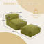 Fauteuil à billes en mousse à mémoire de forme avec repose-pieds Comfy-2068262608