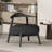 Slavica Upholstered Side Chair high-density reflex foam Fabric+Birch Wood for living room, bedroom, or study-2089220803