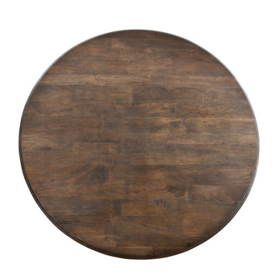 Annacarolina Round Solid Wood Dining Table