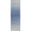 Gradations Ombre Handwoven Wool Blue Area Rug-399776262
