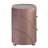 Pink Upholstered 2-Drawer Nightstand