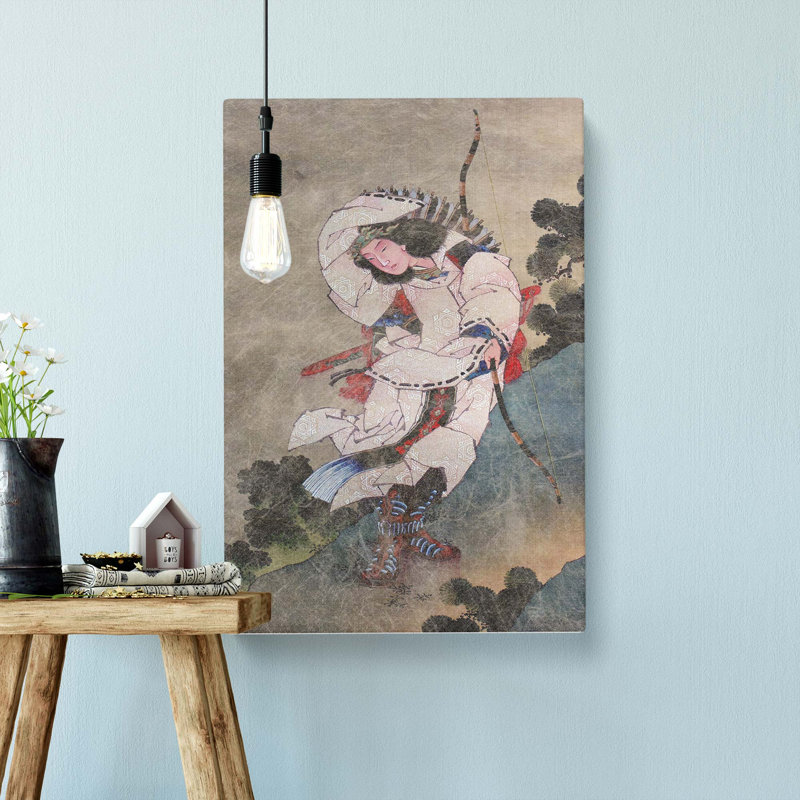Empress Jingu by Katsushika Hokusai - Wrapped Canvas, 50cm H x 35cm W x 3cm D