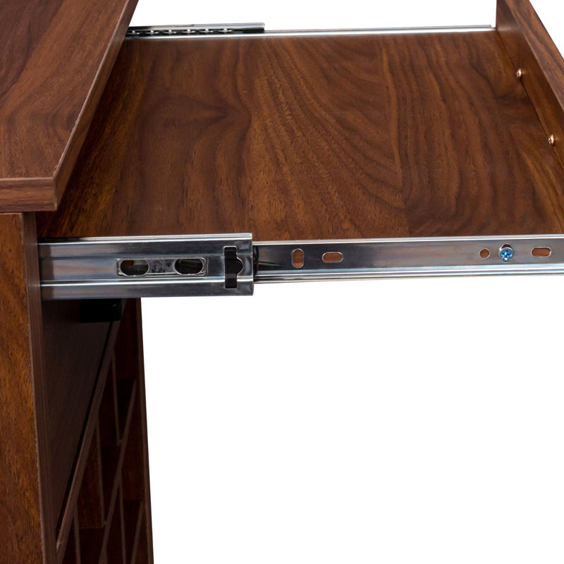 Armoire à vin modulaire 28 - noyer brun pour un usage domestique, Noyer brun