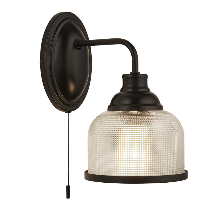 Asner Armed Sconce, Matt Black