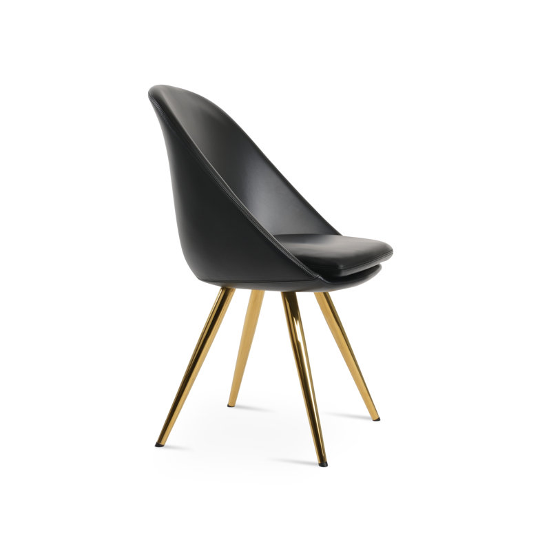Chaise d'appoint Avanos Star, Noir