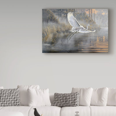 'Sunrise Flight' Graphic Art Print on Wrapped Canvas