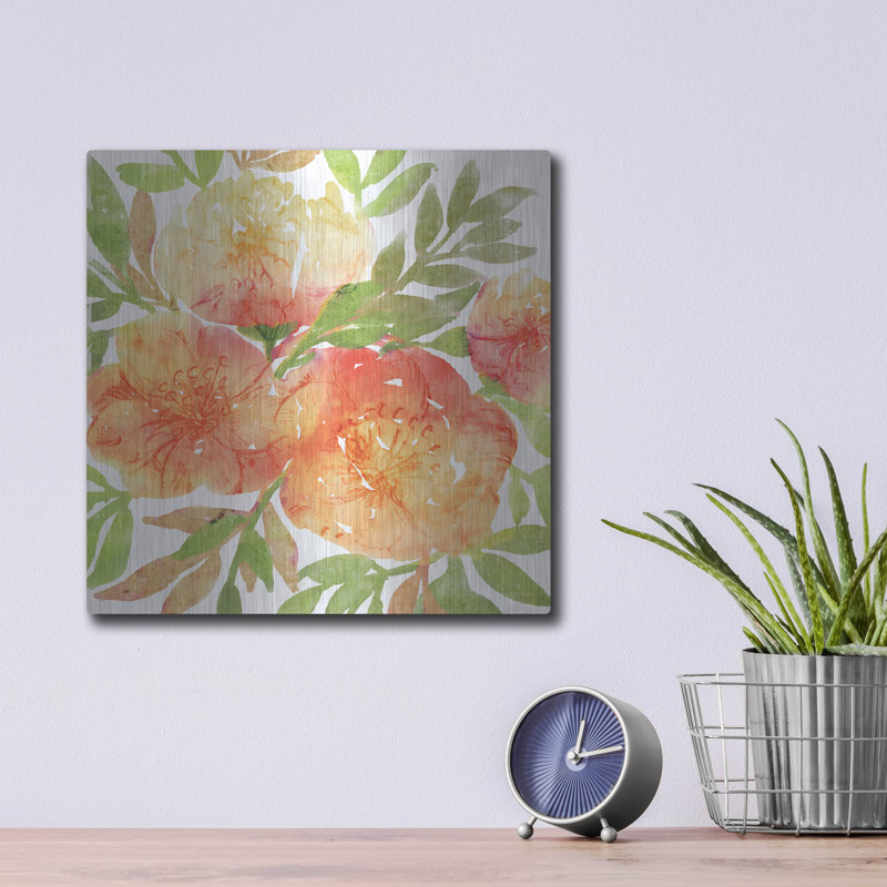 «Peachy Floral III» par Bluebird Barn