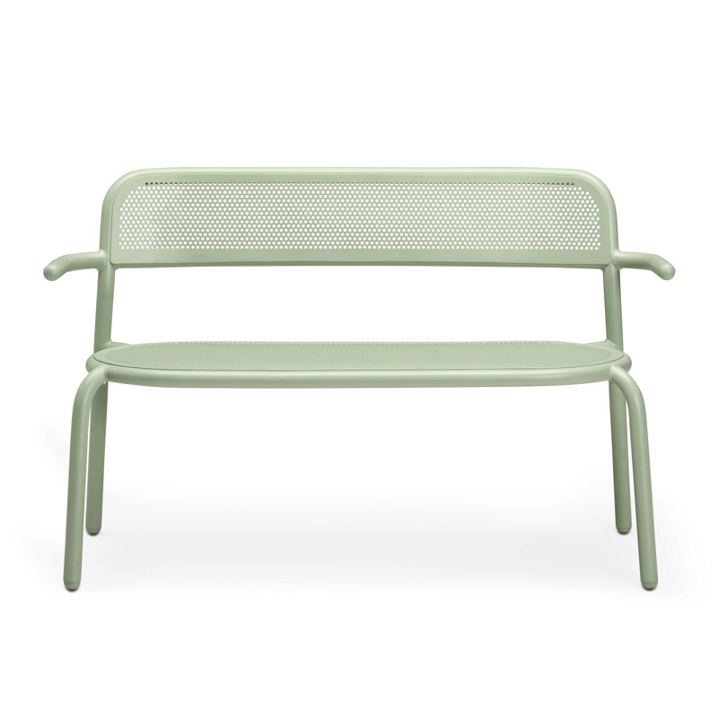 Toni Bankski Outdoor Bench, Mist Green