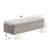Yvonne Velvet Upholstered Storage Bench-432626416