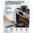 Granitestone Charleston Collection Hammered Navy 15 Piece Nonstick Cookware Set with Utensils