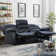 Emryn 81.5'' Wide Modern and Super Soft Faux Leather Manual Reclining Sofa with Wide Backrest