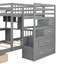 Lit superposé avec bureau, tiroirs et tablettes-1723712013