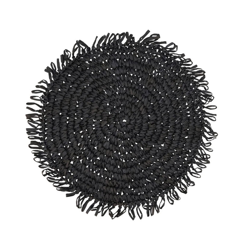 Papier raphia, Noir