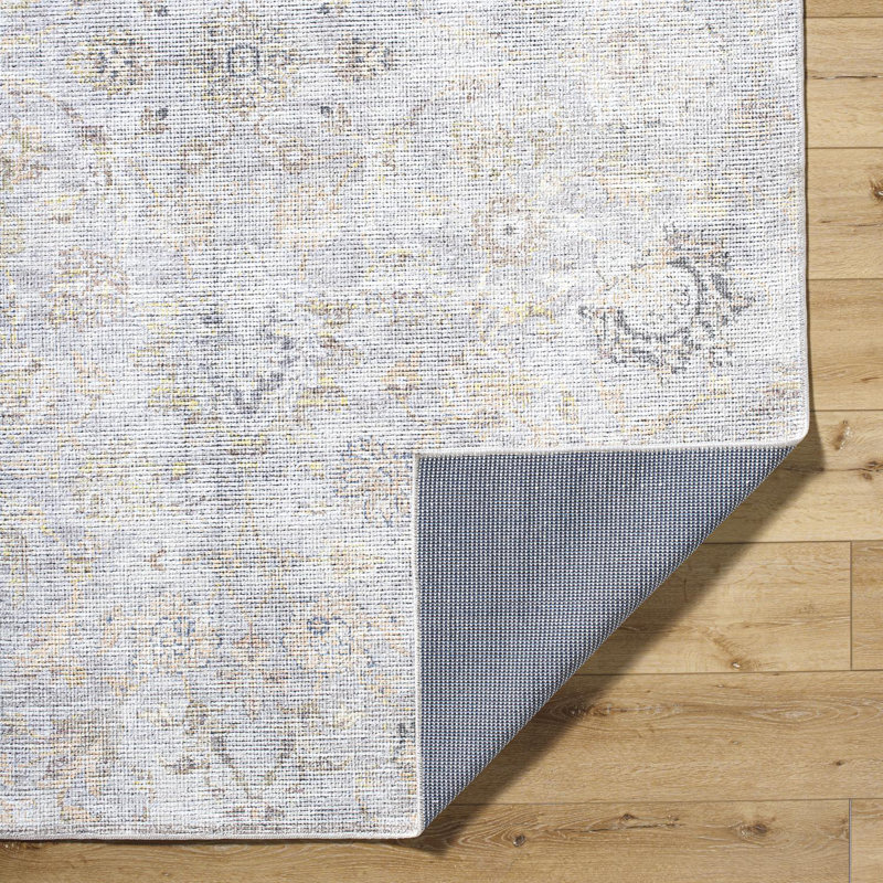 Our PNW Home x Livabliss Vintage Traditional Oriental Boho Grey Light Beige Area Rug, Runner 2'8" x 10'