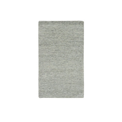 Tapis oriental gris en laine nouée à la main 3 pi x 5 pi 6 po 0FE5C7AC546343F7AF9F1D610FD2E44D