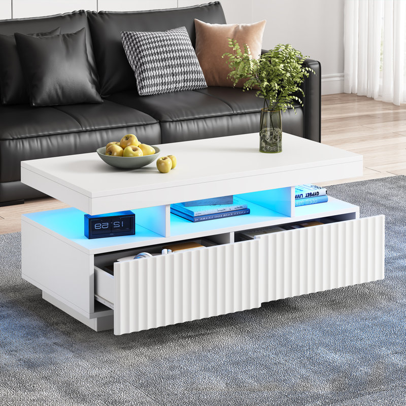 Frame Coffee Table with Storage