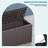 Balconera Water Resistant Resin Lockable Deck Box-107652025-126754759